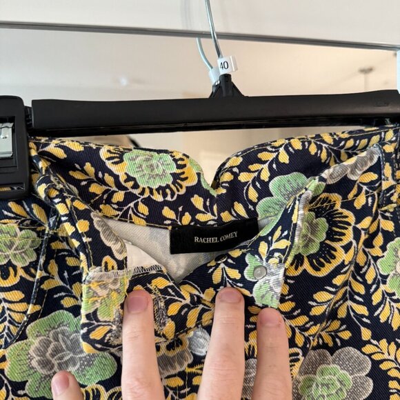 Rachel Comey Bolada Pants Size 10 Color Blue Yellow - Picture 5 of 8